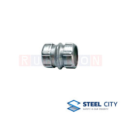 STEEL CITY H-MRCP11 ข้อต่อจับท่อบางกันน้ำ มายด์สตีลอาบสังกะสี ขนาด 1/2” (HOT DIP GALVANIZED RAIN TIGHT E.M.T. COUPLING)