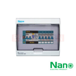 Nano Electric® CR50B-05 ตู้คอนซูเมอร์ยูนิต SHIHLIN/NANO เมน+5ช่อง ( พร้อมเมนกัดดูด 50 A+ลูกย่อย) ( 1 ชิ้น/กล่อง )