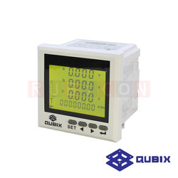 QUBIX HL-S96-5 3FMF-Y AC/DC 80-270V มัลติฟังก์ชันดิจิตอลพาเนลมิเตอร์ (วิเคราะห์พลังงาน) MULTIFUNCTION DIGITAL PANEL METER HL SERIES 96X96MM.