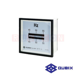 QUBIX SD-96FR CLASS1.5 220V, 380V พาเนลมิเตอร์แบบอนาล็อก มิเตอร์วัดความถี่ (แบบสั่น) ANALOG PANEL METER SD SERIES 96X96 MM.(FREQUENCY METER)