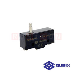 QUBIX CM-1305 ไมโครสวิตซ์ OVERTRAVEL PLUNGER 15A, 250V SPDT 1NO, 1NC SCREW TYPE (MICRO SWITCH CM - 1300 SERIES )