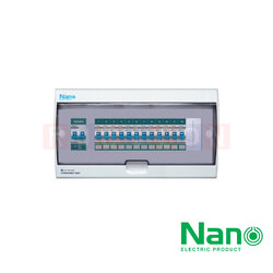Nano Electric® CM63B-14 ตู้คอนซูเมอร์ยูนิต SHIHLIN/NANO เมน+14 ช่อง ( พร้อมเมน 63 A+ลูกย่อย) ( 1 ชิ้น/กล่อง )