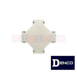 DENCO DEX ข้อต่อสี่ทางเปิดด้านบน Wireway Accessories (Horizontal crosses top opening MODEL DEX)
