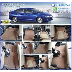 พรมปูพื้นรถยนต์ Honda City ฮอนด้า ซิตี้ 2014