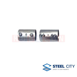 STEEL CITY H-MEP11 ข้อต่อจับท่อบาง มายด์สตีลอาบสังกะสี ขนาด 1/2” (HOT DIP GALVANIZED E.M.T. COUPLING)