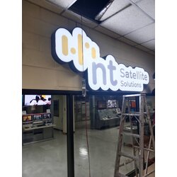 ป้ายกล่องไฟไดคัท งานNT