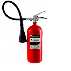 ถังดับเพลิงชนิดก๊าซคาร์บอนไดออกไซด์ CO2 แบบยกหิ้ว ขนาด 5 ปอนด์ Fireman