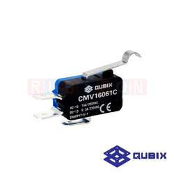 QUBIX CMV16061C ไมโครสวิตซ์ SIMULATED ROLLER LEVER 16A, 250V SPDT 1NO, 1NC (MICRO SWITCH CMV16 SERIES)