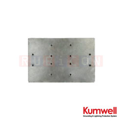 KUMWELL LYRHT SPG-15225 แผ่นเหล็กอาบสังกะสีแบบจุ่มร้อน (สำหรับอานแบบปรับได้) (Hot Dip Galvanized Steel Plate (For Adjustable Saddle) Hot Dip Galvanized Steel Plate Size 150x220x5 mm
