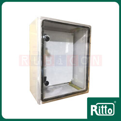 "RITTO" EPT* 2 ตู้พลาสติก พร้อมแผ่นในสำหรับยึดอุปกรณ์ แบบฝาใส (พลาสติก ABS) ขนาด : W420xH520xD220 mm.