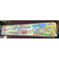 กรอบป้ายไฟ Mayonnaise | ป้าย LED โปรโมตมายองเนสพร้อมภาพขนมปังเบเกอรี่สุดเยิ้ม เพิ่มความน่ากินหน้าร้าน