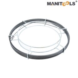 "MANITOOLS" MSW-15 Size 1.3x3 mm. Length 15m. ฟิชเทปเหล็กพร้อมลูกกรง / Wire steel (with cage) ความยาว 15 เมตร