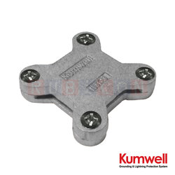 KUMWELL LSQS-253A ตัวรองสายอลูมิเนี่ยมสี่เหลี่ยม (Square Tape Support) Tape Size 25x3 mm, Aluminium