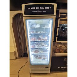 งานสติกเกอร์ติดตู้เย็นแช่เนื้อ งานFARMRAK GOURMET