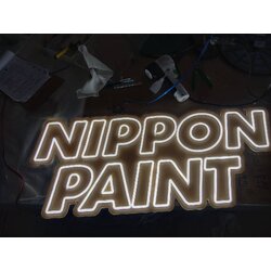 ป้ายไฟ NIPPON PAINT แบบนีออนเฟล็กซ์ เรียบหรู ดูมืออาชีพ