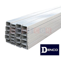 DENCO DW รางวายเวย์ รางไฟ ท่อเดินสายไฟ ขนาด : ยาว 2.4 เมตร (8ฟุต) วัสดุเหล็กหนา 1 มม. (Trunking System Wireway MODEL DW)