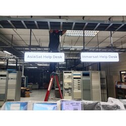 ป้ายกล่องไฟห้อยเพดาน งานASIA HELP DESK