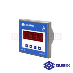 QUBIX DP-T80A พาเนลมิเตอร์แบบดิจิตอล ดิจิตอลแอมมิเตอร์ ต่อตรง (DIGITAL PANEL METER DP SERIES 80x80MM. (DIGITAL AMPMETER DIRECT)