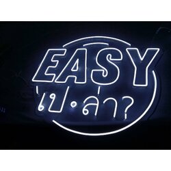 ป้ายไฟแอลอีดีนีออนเฟล็ค งานEASY เปล่า