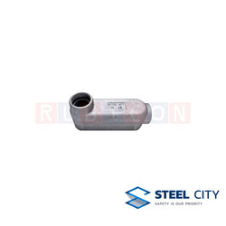 STEEL CITY L.B. คอนดูท เอ๊าท์เลทบ๊อกซ์ พร้อมฝา (CONDUIT OUTLET BOXES)