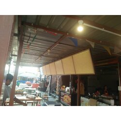 ป้ายไฟกรอบกระจายแสงแอลอีดี งานกรอบติดบนเพดาน