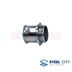STEEL CITY คอนเนคเตอร์จับท่อบาง ZINC ALLOY (E.M.T. CONNECTORS)