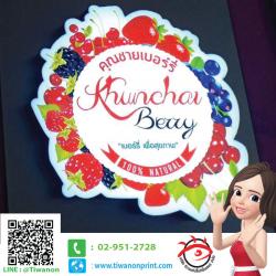 logo 3D งาน คุณชายเบอร์รี่