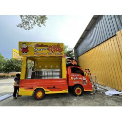 รับทำงานป้ายสติ๊กเกอร์ติดรถ งานสติ๊กเกอร์ติดรถเฮียอ้วน เล้งต้มยำหม้อไฟ