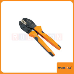 "MANITOOLS" MFC-05D คีมย้ำหางปลา TURN CONTACT ขนาด 0.5, 1.0, 1.5, 2.5, 4.0 mm² (TURNED CONTACTS NICKEL PLATED SILVER POWDER INJECTION PLIERS)