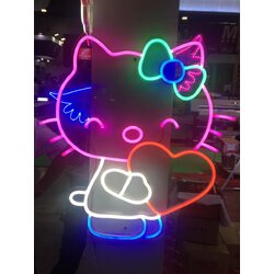 ป้ายไฟนีออนเฟล็คแอลอีดี รูปคิตตี้2