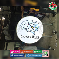งาน Diamond Brain Tutor ตู้ไฟสมูทหน้าเรียบ