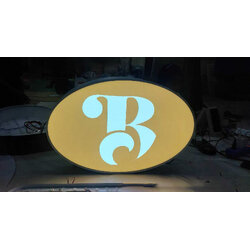 ป้ายตู้ไฟวงกลม ป้ายกล่องไฟวงกลม ป้ายหน้าร้าน B