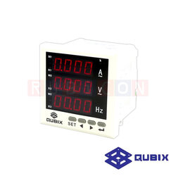QUBIX HL-S96-5 AVHz พาเนลมิเตอร์แบบดิจิตอล ดิจิตอลมัลติฟังก์ชันมิเตอร์ (DIGITAL PANEL METER HL SERIES 96X96MM. (V-A-Hz)