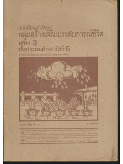 แบบเรียนสำเร็จรูปกลุ่มสร้างเสริมประสบการณ์ชีวิต เล่ม 3 ชั้นประถมศึกษาปีที่ 6