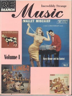 RE/SEARCH #14 : Incredibly Strange Music, Volume I