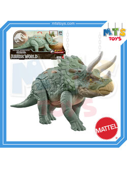 **MTS Toys**Mattel Jurassic World Gigantic Trackers : HTK79 Triceratops [ความยาวจากหัวถึงหาง 35 ซ.ม.]