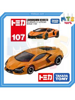 **MTS Toys**Takara Tomy : Tomica no.107 Lamborghini Revuelto [Orange]