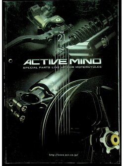 แคตตาล็อก อะไหล่รถมอเตอร์ไซต์ ฉบับภาษาญี่ปุ่น ACTIVE MIND SPECIAL PARTS LINE UP FOR MOTORCYCLES Vol.21