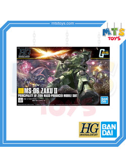**MTS Toys**กันดั้ม HGUC 1/144 Gundam : MS-06 Zaku II 1/144