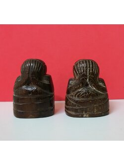 พระปิดตา ไม้แกะสลัก 雕刻 必打佛