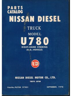 PARTS CATALOG NISSAN DIESEL TRUCK MODEL U780