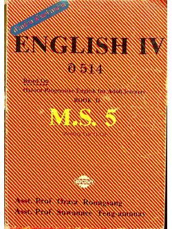 ENGLISH IV อ 514 Based On Oxford Progressive English For Adult Learners Book II M.S.5