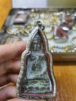 พระหูยาน เนื้อชินตะกั่ว กรุพระบรมธาตุ จ.ลพบุรี 长耳佛 Phra Hu Yan