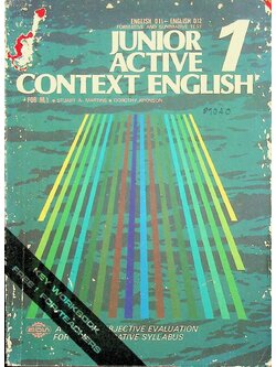 KEY WORKBOOK JUNIOR ACTIVE CONTEXT ENGLISH 1 ENGLISH 011 - 012 FOR M.1