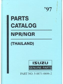 หนังสือแค็ตตาล็อก อะไหล่รถ ISUZU NPR/NQR PARTS CATALOG '97