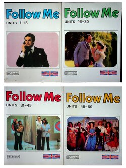 Follow Me BOOK 1-2-3-4 ภาษาอังกฤษหลักสูตรการสื่อความหมายทางภาษา (ครบชุด 4 เล่ม) ไม่มีม้วนเทป