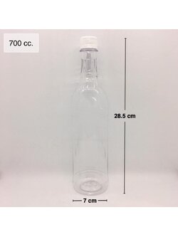 ขวดน้ำผึ้ง 700 ml ปลีกใบละ 15 บาท (ยกแพค 70ใบ 910 บาท)