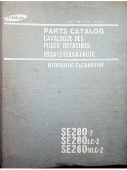 PARTS CATALOG : SAMSUNG SE280-2 SE280LC-2 SE280NLC-2 : CATALOGUE DES PIECES DETACHEES ERSATZTEILKATALOG