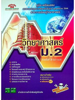 คู่มือ-เตรียมสอบ วิทยาศาสตร์ ม.2 ช่วงชั้นที่ 3 (ม.1-ม.3)