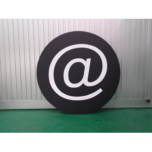 ป้ายงานพิมพ์ลงแผ่นอะคริลิค งาน@